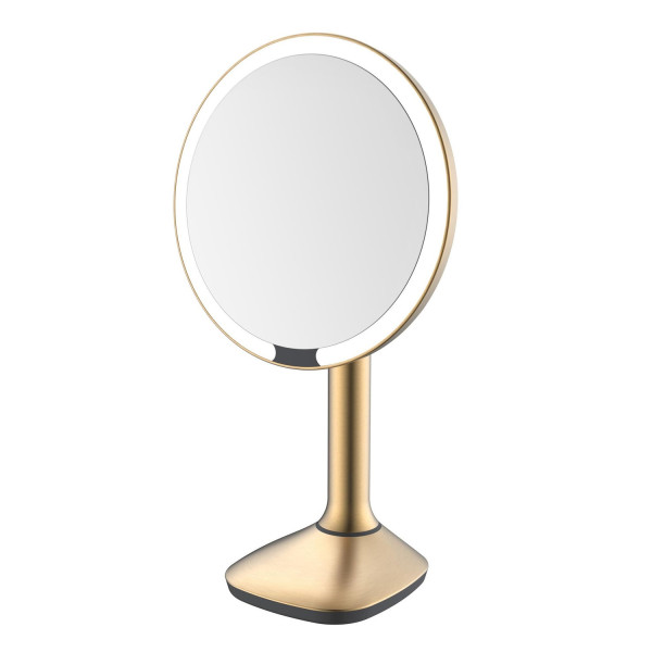 Зеркало косметическое с подсветкой JAVA S-M8888LB, матовое золото. Фото 1