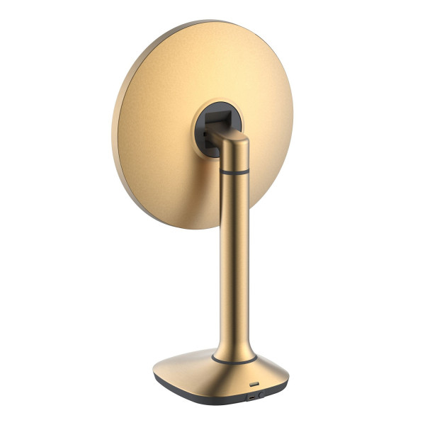 Зеркало косметическое с подсветкой JAVA S-M8888LB, матовое золото. Фото 4