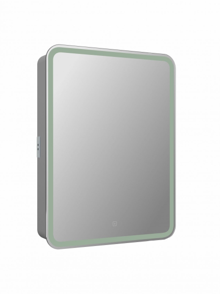 Зеркало-шкаф с подсветкой ART&MAX PLATINO AM-Pla-550-800-1D-R-DS-F. Фото 8