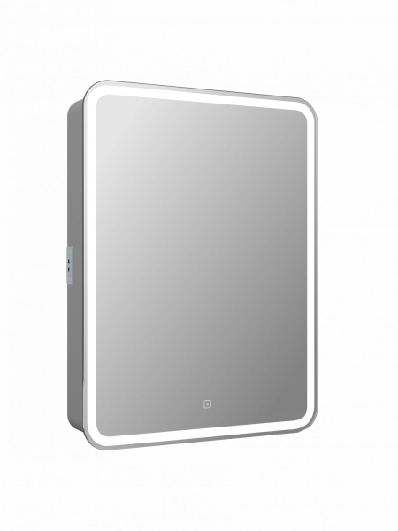 Зеркало-шкаф с подсветкой ART&MAX PLATINO AM-Pla-550-800-1D-R-DS-F. Фото 9