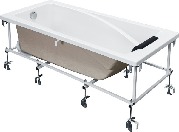 ZRU9302770 HALL монтажный комплект 170х75 (каркас, комплект креплений к стене, систем слив-перелив (полуавтомат). Фото 2