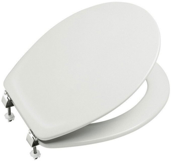 ZRU9302822 Mateo сиденье с крышкой для унитаза, Soft Close, дюропласт, петли хром. Фото 3