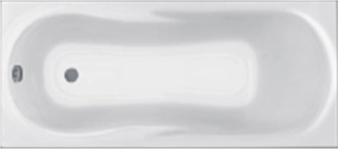 ZRU9302869 ванна прямоугольная UNO, акрил.,/160х75/(белый). Фото 1
