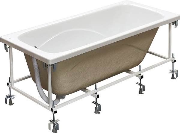 ZRU9302983 Монтаж комплект к а/в Line 150x70 каркас, крепл. к стене, слив-перелив. Фото 2