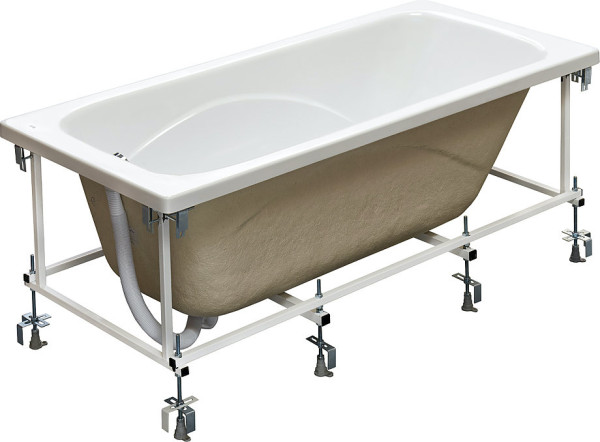 ZRU9302985 Line Акриловая ванна прямоугольная глубина 45 см, 160 х 70. Фото 2