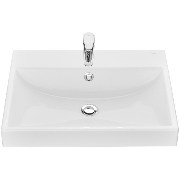 ZRU9307561 ONA раковина мебельная 600х460x121 мм из композитного материала, белый (ГРУЗИТЬ ТОЛЬКО С МЕБЕЛЬЮ). Фото 2