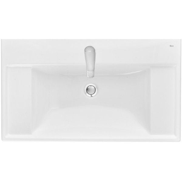 ZRU9307562 ONA раковина мебельная 800х460x132 мм из композитного материала, белый (ГРУЗИТЬ ТОЛЬКО С МЕБЕЛЬЮ). Фото 3