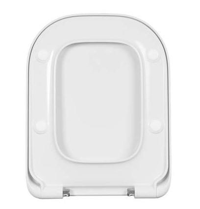 ZRU9307682 THE GAP сиденье с крышкой для унитаза тонкое с механизмом "мягкое закрывание", белый (аналог 801472001). Фото 2